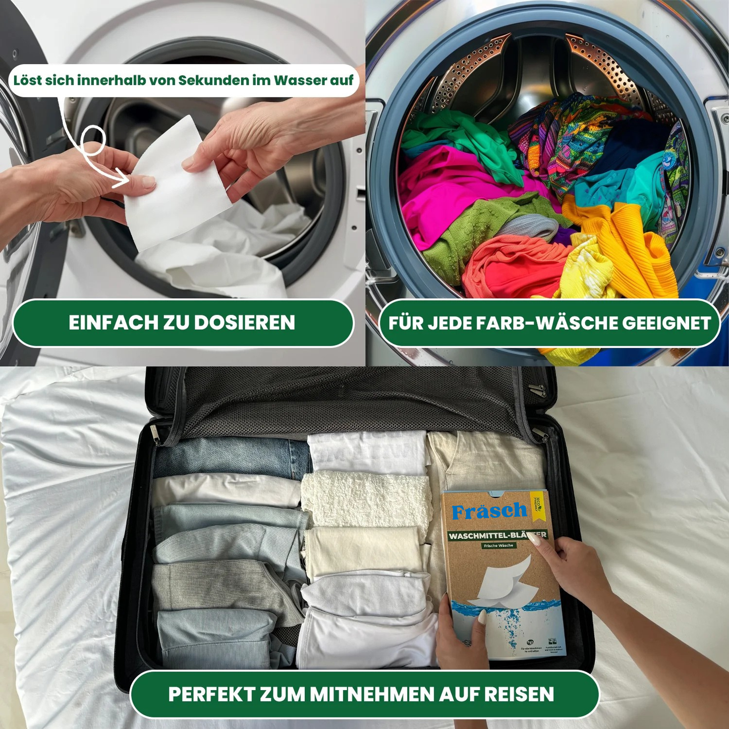 Fräsch Waschmittel-Blätter